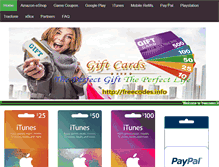Tablet Screenshot of freecodes.info